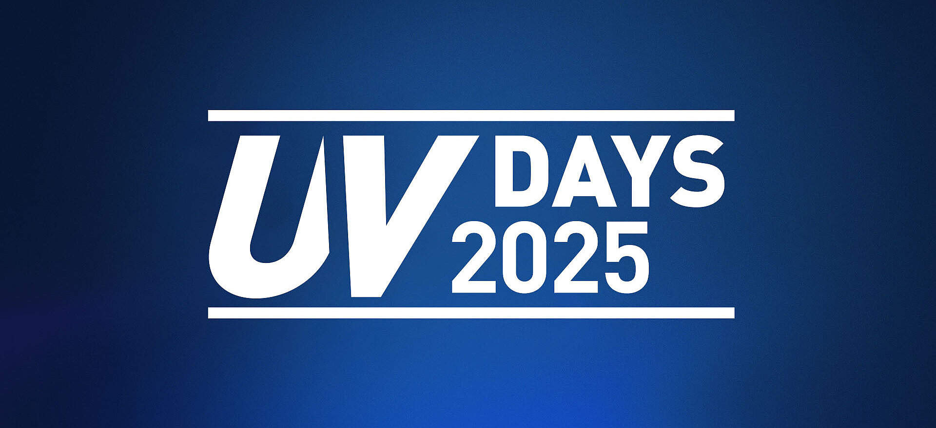 UV DAYS 2025 - the meeting place for the international UV industry!